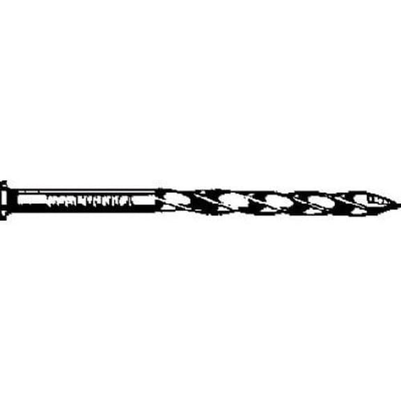 MAZE NAILS S255S-1 Double Hot Dipped Spiral Shank Small Head Siding Nail, 1-Pound 6D 2-Inch
