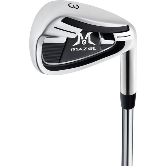 MAZEL Golf Individual Iron 1,2,3,4,5,6,7,8,9, Golf Iron with Steel Shafts for Right Handed Golfers