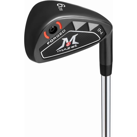 MAZEL Men Golf Iron Set (9PCS) or 1,2,3,4,5,6,7,8,9,Pitching Wedge,Sand Wedge with Steel Shafts for Right Handed Golfers