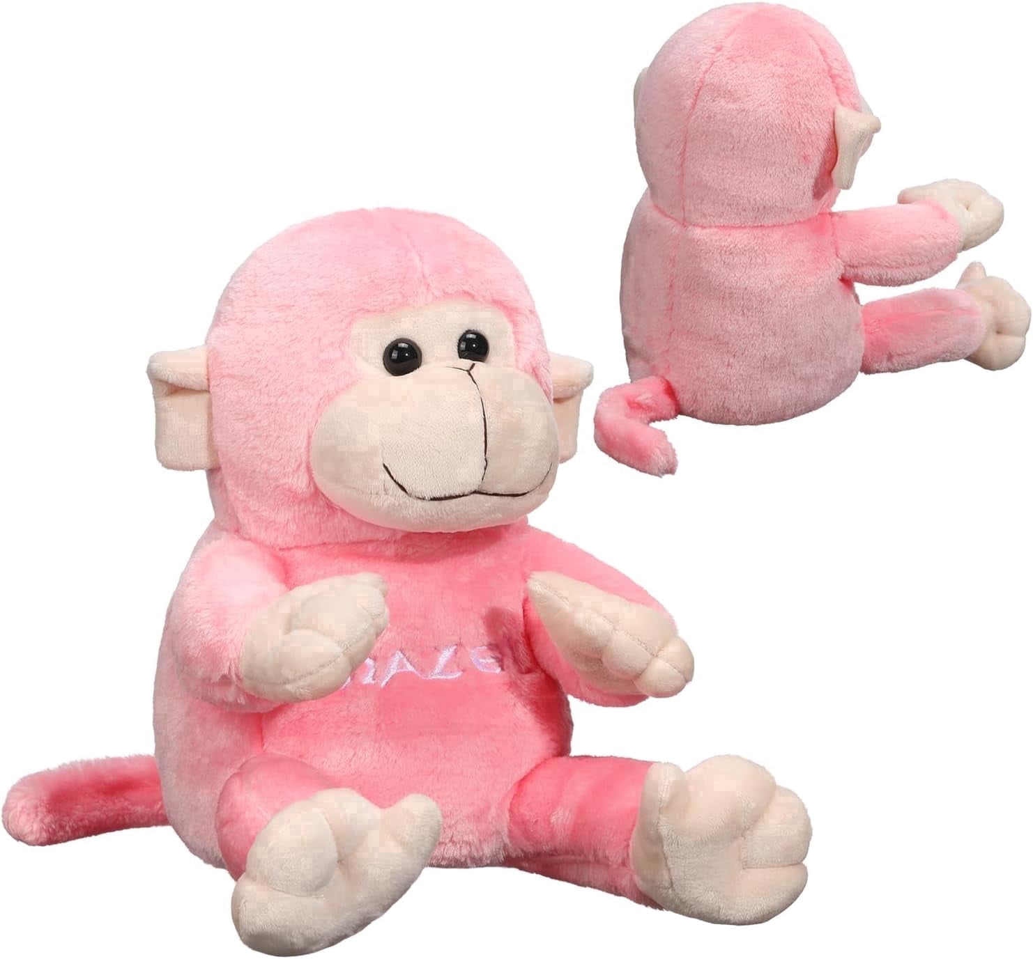 Mazel Golf Club Head Cover Pink Monkey Plush for 460CC Driver