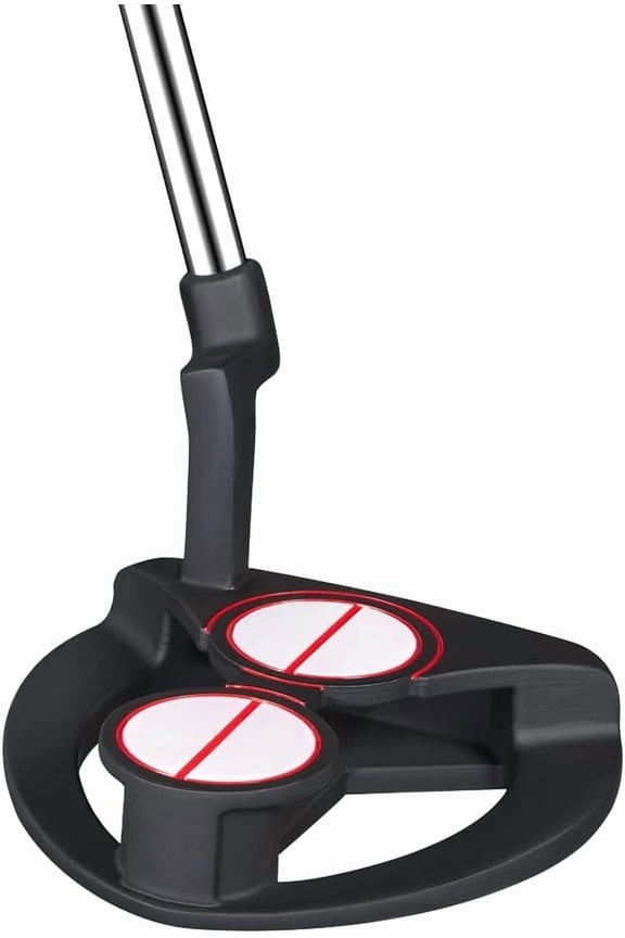 MAZEL Tour GS Men's Golf Putter,Right Handed,Golf Head Cover Included,2 Ball- Black Head with Blue Grip