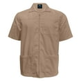 thumbnail image 1 of MAZEL UNIFORMS MENS ZIP UP WORK SHIRT, 1 of 1