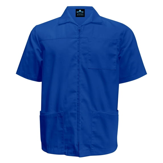 MAZEL UNIFORMS MENS ZIP UP WORK SHIRT