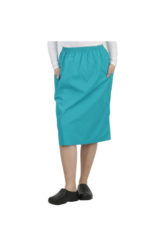 WOMENS A-LINE SCRUB SKIRT WITH CARGO POCKETS