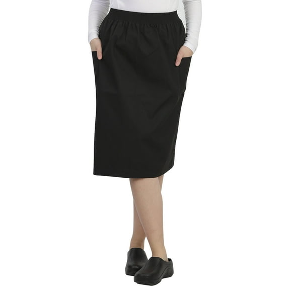 MAZEL UNIFORMS WOMENS A-LINE SCRUB SKIRT WITH CARGO POCKETS