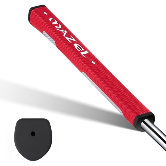 Mazel Red Golf Putter Grip Wrap Style, Ultra-Light, Non-Slip, Advanced Surface Texture