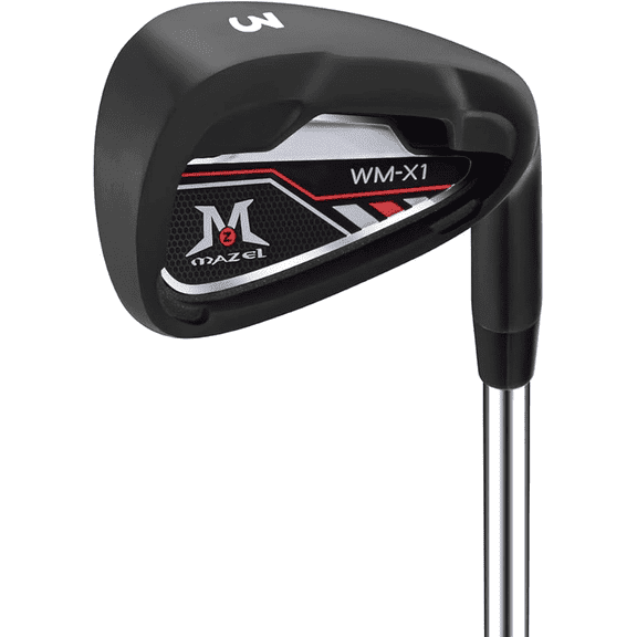 Mazel Company Individual Golf Club Iron WM-X1, 20 degree loft,Black Golf irons Golf clubs Left-Handed 3 Iron