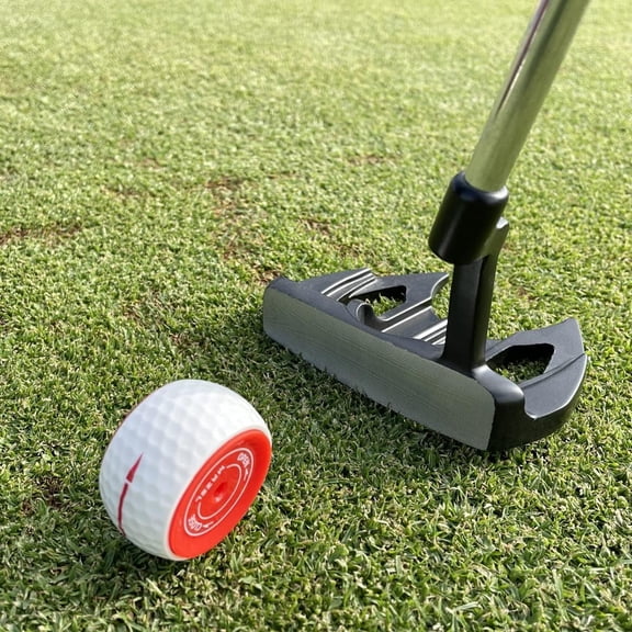 MAZEL Wheel-Like Golf Practice Ball, Adjustable Weight Putting Trainer with Instant Feedback