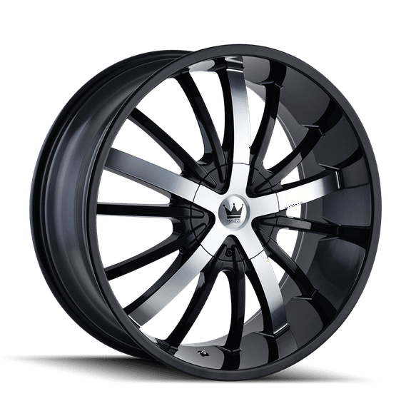 MAZZI ESSENCE-364 24X9.5 5X115/5X120 18ET 74.1CB BLACK/MACHINED