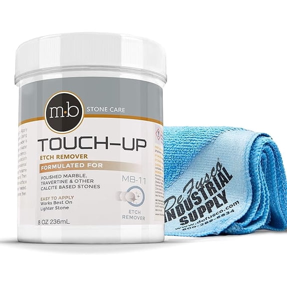 MB-11 Marble Polishing Powder with Microfiber Cloth Bundle