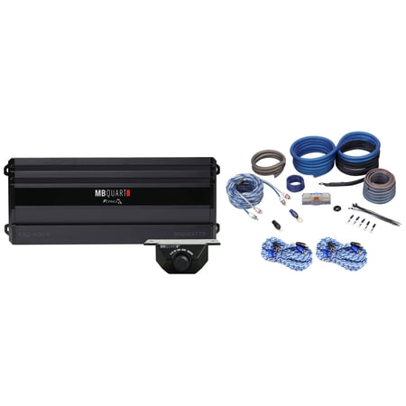MB QUART FA2-900.5 900w Class Q1 5-Channel Car Amplifier+Bass Remote+Amp Kit