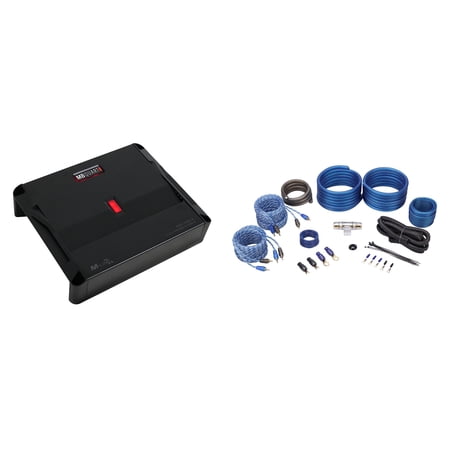 MB QUART MA1-440.4 440 Watt 4-Channel Car Audio Amplifier+Amp Kit