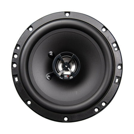 MB Quart - Discus 6-1/2" 2-Way Car Speakers with Polypropylene Cones (Pair) - Black