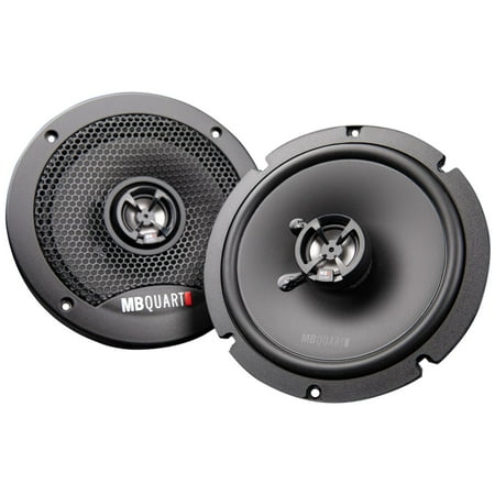 MB Quart - Discus 6-1/2" 2-Way Car Speakers with Polypropylene Cones (Pair) - Black