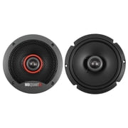 MB Quart FKB116S Formula Slim Mount Car Speakers Black, Pair   6.5 Inch Coaxial Speakers, 60 Watt, Car Audio, Internal Crossover, 1 Inch Tweeters Grills Not Included