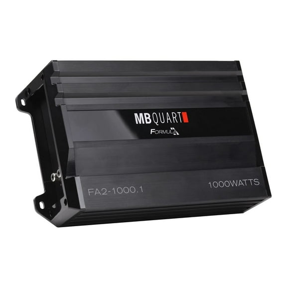 MB Quart Formula 1,000 Watt Mono Car Audio Mobile Amplifier, FA2-1000.1