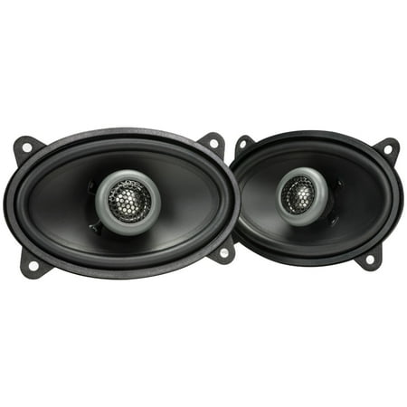 MB Quart - Formula Series 4" x 6" 2-Way Car Speakers with Polypropylene Cones (Pair) - Black