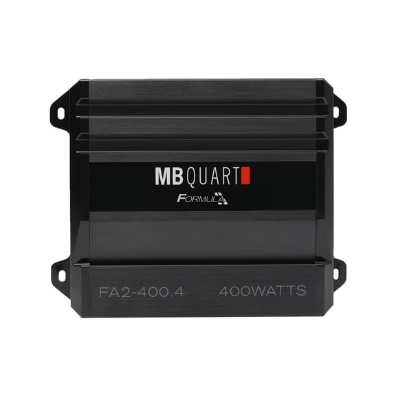 MB Quart Formula 400 Watt 4 Channel Car Audio Mobile Amplifier, FA2-400.4