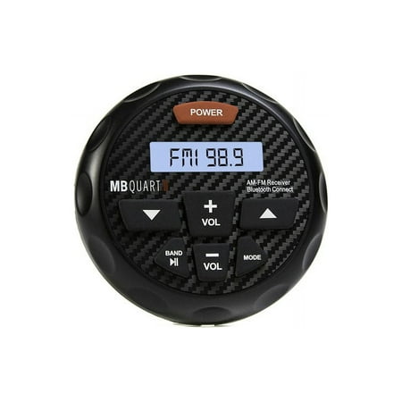MB Quart - 180 Watt Powered Source Unit with AM/FM/Bluetooth - Black