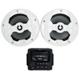 thumbnail image 1 of MB Quart GMR-LED Marine Receiver w/Bluetooth/USB+(2) White JBL 6.5" Speakers, 1 of 13