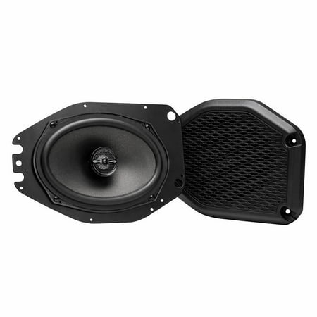 MB Quart - Jeep Wrangler (JL) / Gladiator (JT) Tuned Audio Package: 6x9 Inch Rear Coaxial Speaker Upgrade - Black