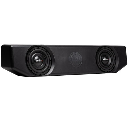 MB Quart - Jeep Gladiator Dual 8" Underseat Subwoofer System - Black