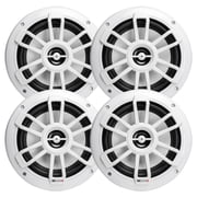 MB Quart NF1-116 Nautic Series Marine Coaxial Speakers, 6.5 Inches, White, 4 Pack
