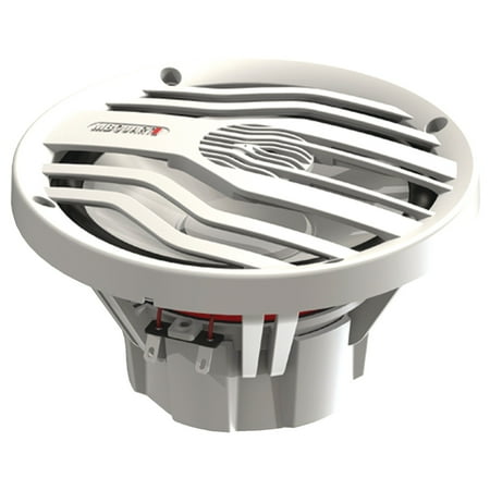 MB Quart - Nautic 6.5" 2-Way Marine Speakers with Composite Polypropylene Cones (Pair) - White