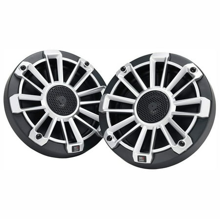 MB Quart - Nautic Premium 6-1/2" 2-Way Marine Speakers with Composite IMPP Cones (Pair) - Black