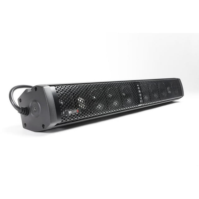 MB Quart Nautic NSB10V1 Amplified 10-Speaker Soundbar with Built-in Bluetooth and LED Lighting
