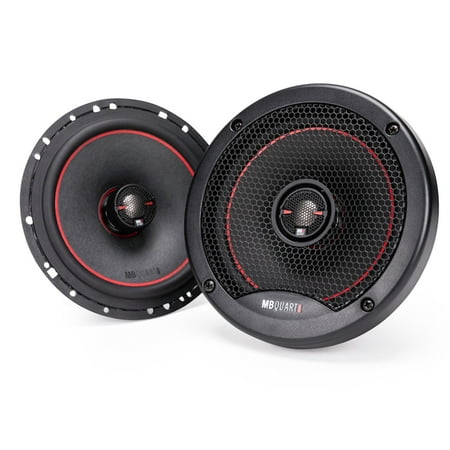 MB Quart - REFERENCE 6-1/2" 2-Way Car Speakers with Craft Pulp Cones (Pair) - Black
