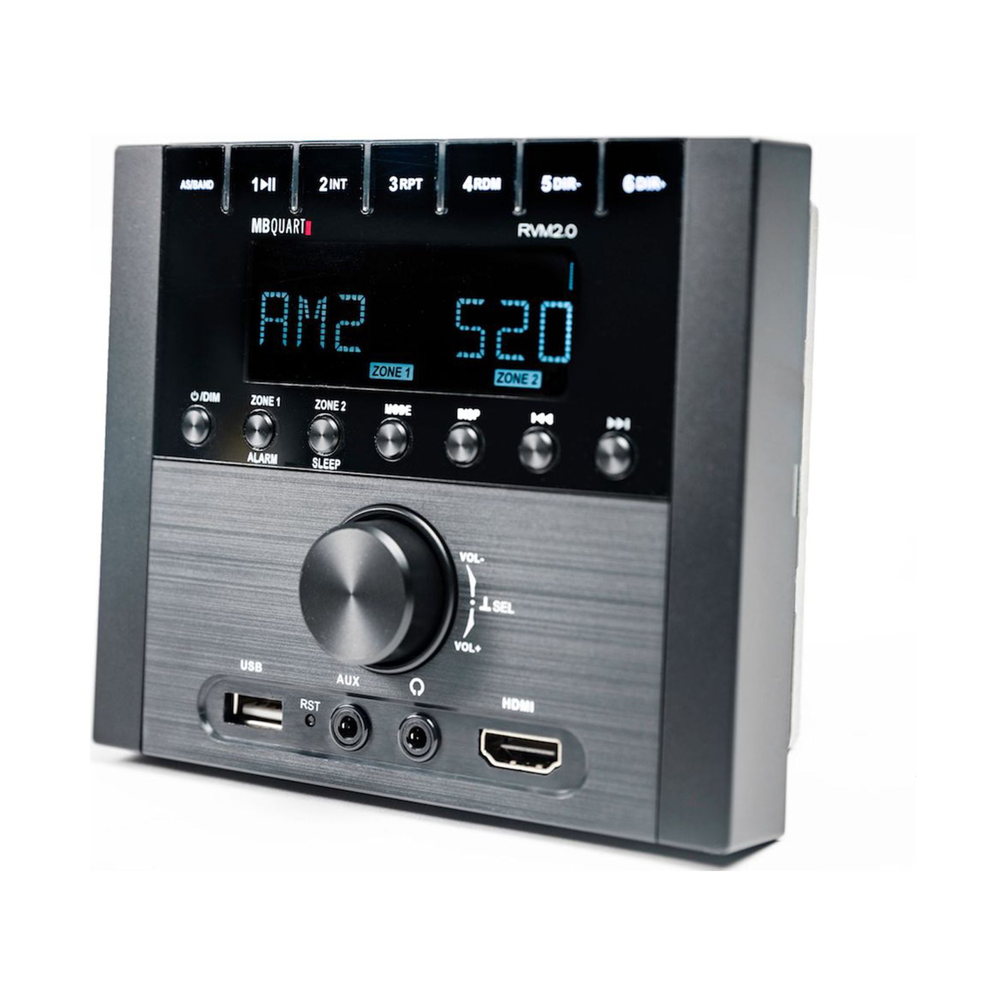 MB Quart RVM2.0 RV In Dash Compact, Mechless Source Unit with AM/FM and ...