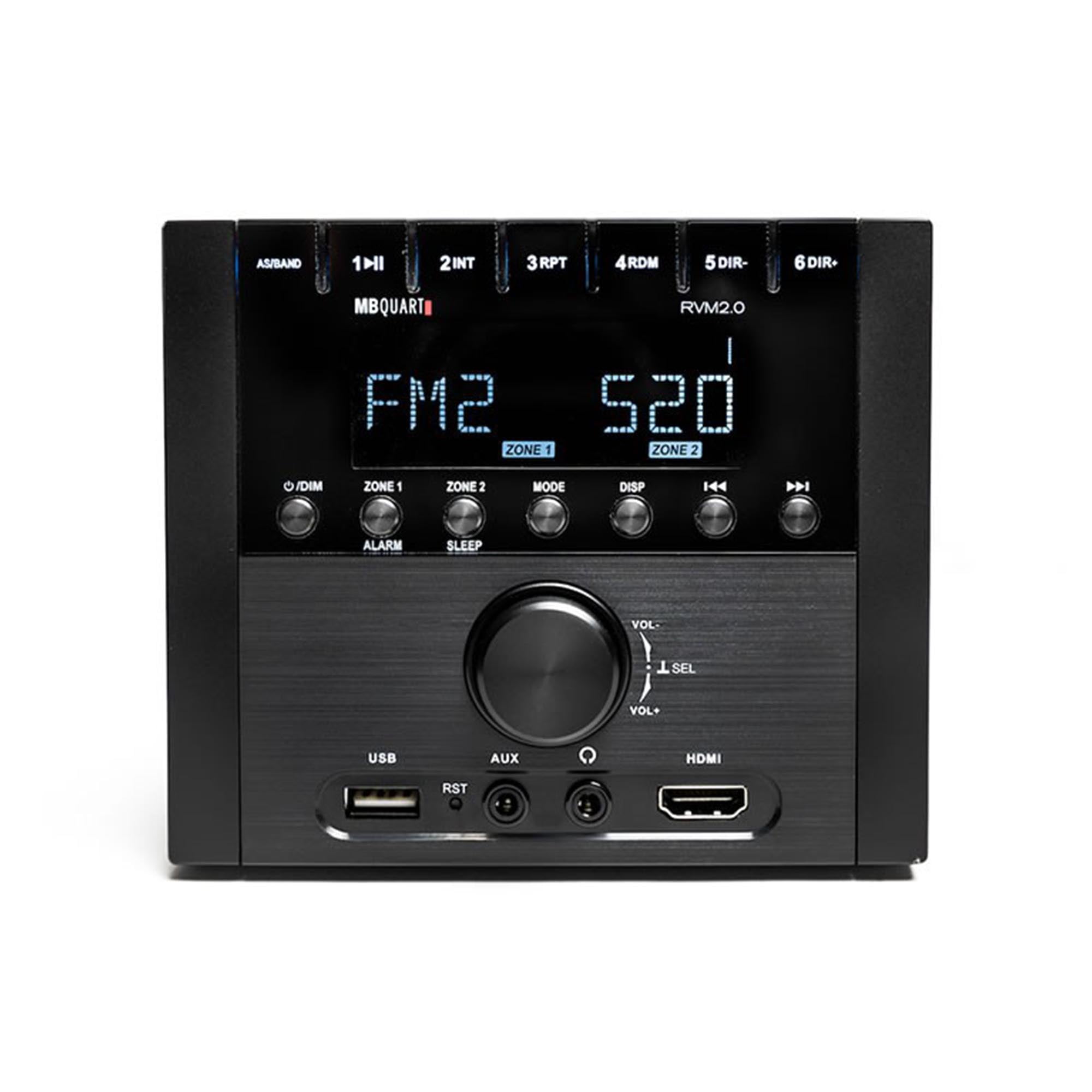 MB Quart RVM2.0 RV In Dash Compact, Mechless Source Unit with AM/FM and ...