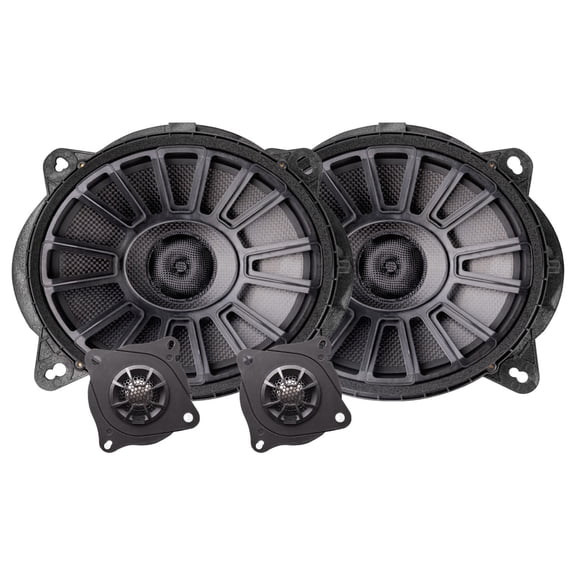 MB Quart TS1-2810 8x10 Inch 2-Way Component Front Speakers for Toyota and Lexus Vehicles