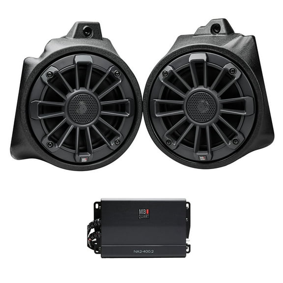 MB Quart Two Speaker Audio System Compatible with Honda Talon, Tuned Audio Package, 6.5 inch, UTV, Powersports