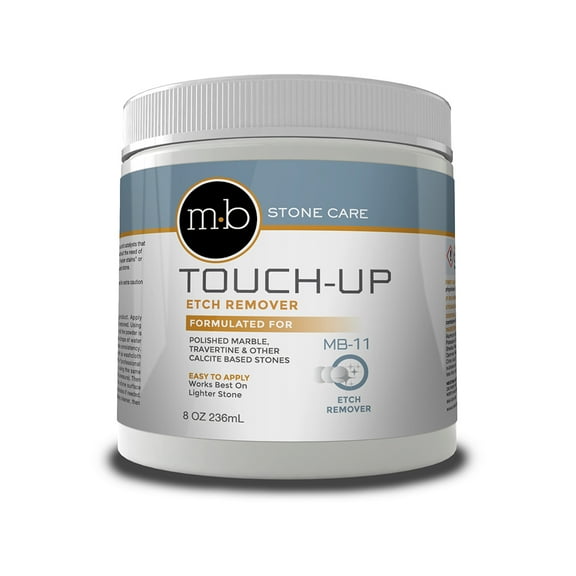MB Stone Care MB-11 Touch-Up Etch Remover Polishing Powder (8 oz.) for Polishing Marble, Limestone & Travertine