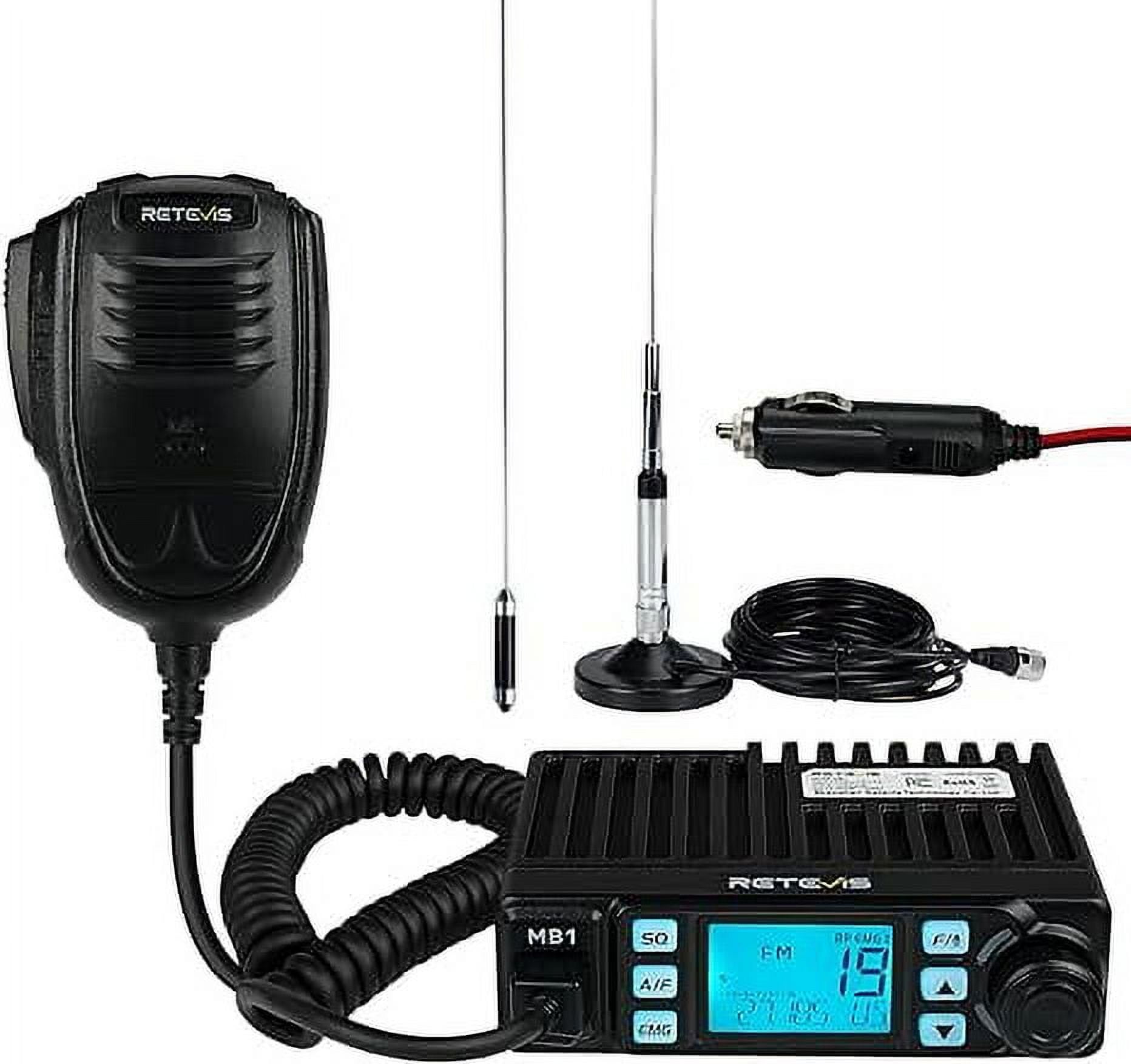 MB1 CB Radio, Handheld CB Radio with Antenna,40 Channel Base Station