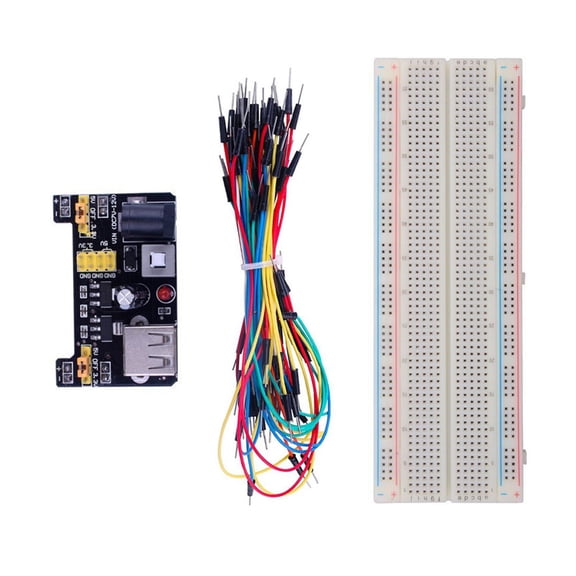 MB102 Breadboard 830 Point Solderless PCB Bread Board Development for Electronic Projects