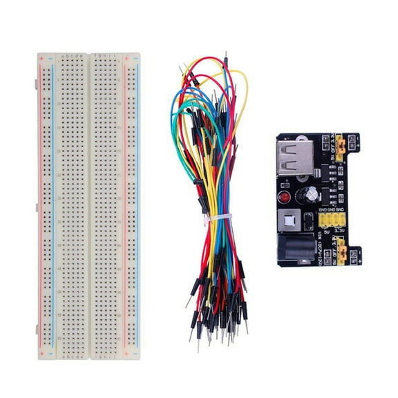 MB102 MB102 Breadboard 400 830 Point Solderless PCB Bread Board Develop for Laboratory