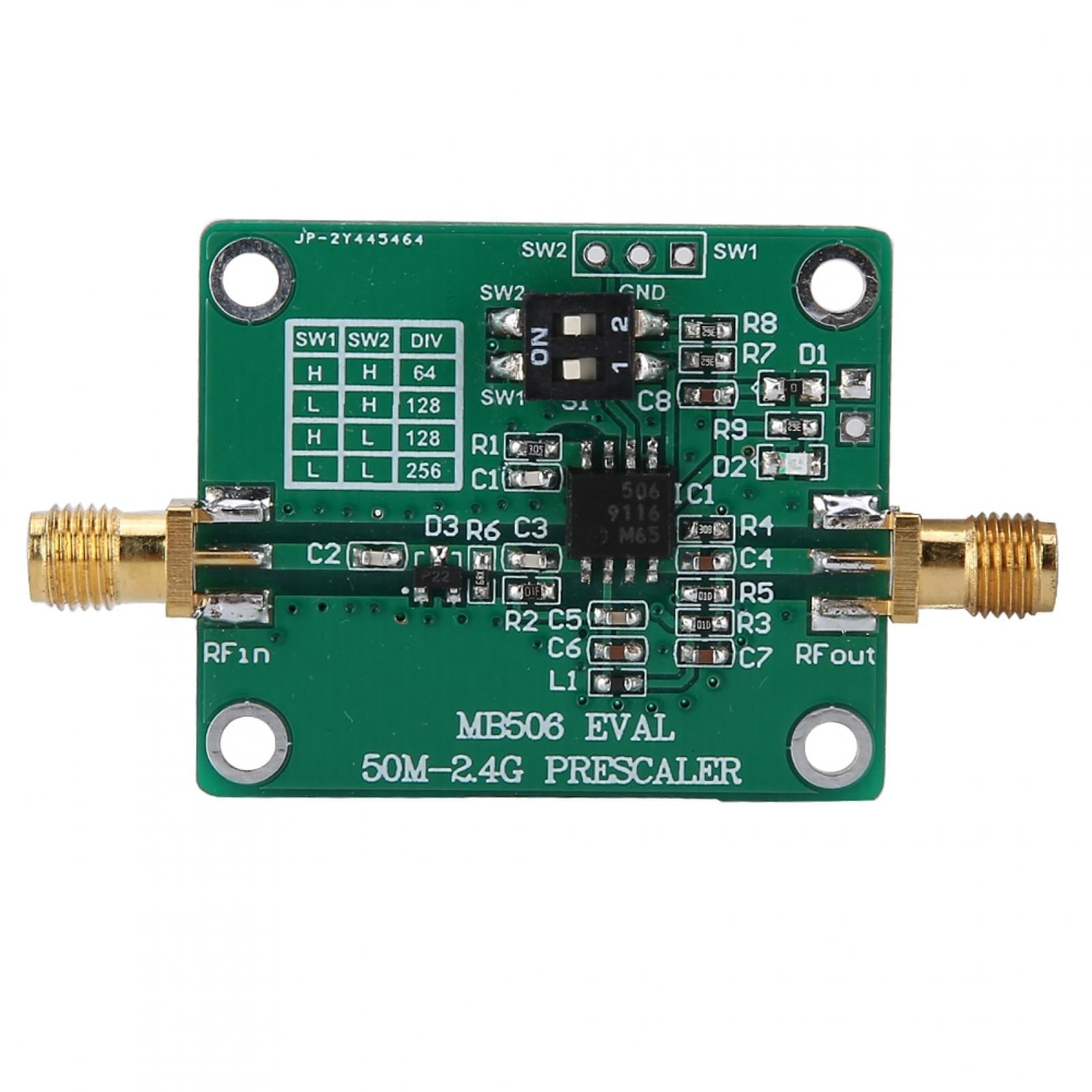 MB506 Module 2.4GHz Microwave Prescaler 64 128 256 Frequency Divider ...