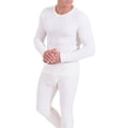 thumbnail image 1 of MB55 Mens Thermal Heavy Duty Warm Cotton Long Johns 2 Piece Set (L 38-40, White), 1 of 1