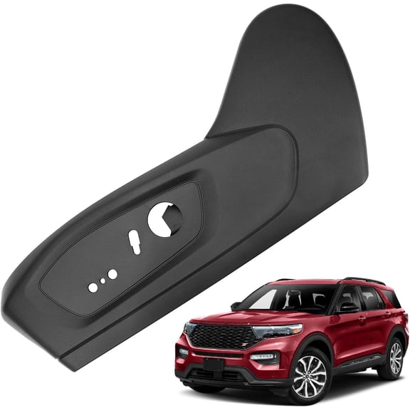 MB5Z7862187EC Left Front Seat Trim Panel Cover Driver Side Power Seat Switch Panel Compatible with Ford Explorer 2020-2023 Seat Control Panel Black