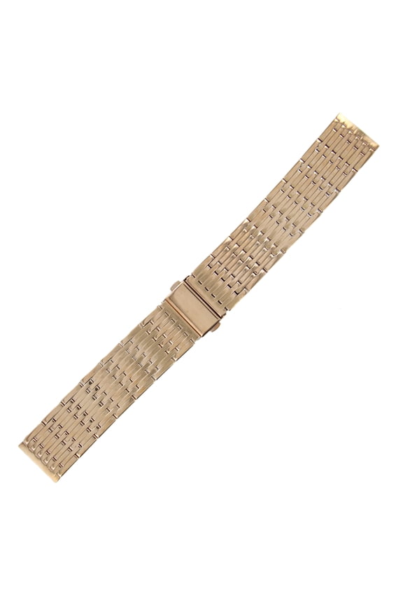 MB9274R 24mm Mens Watchband Rose Gold Tone Wide Link
