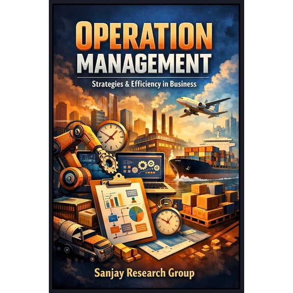 Business Study Books by Sanjay Mandavi Operations Management: Strategies & Efficiency in Business, Book 8, (Paperback)