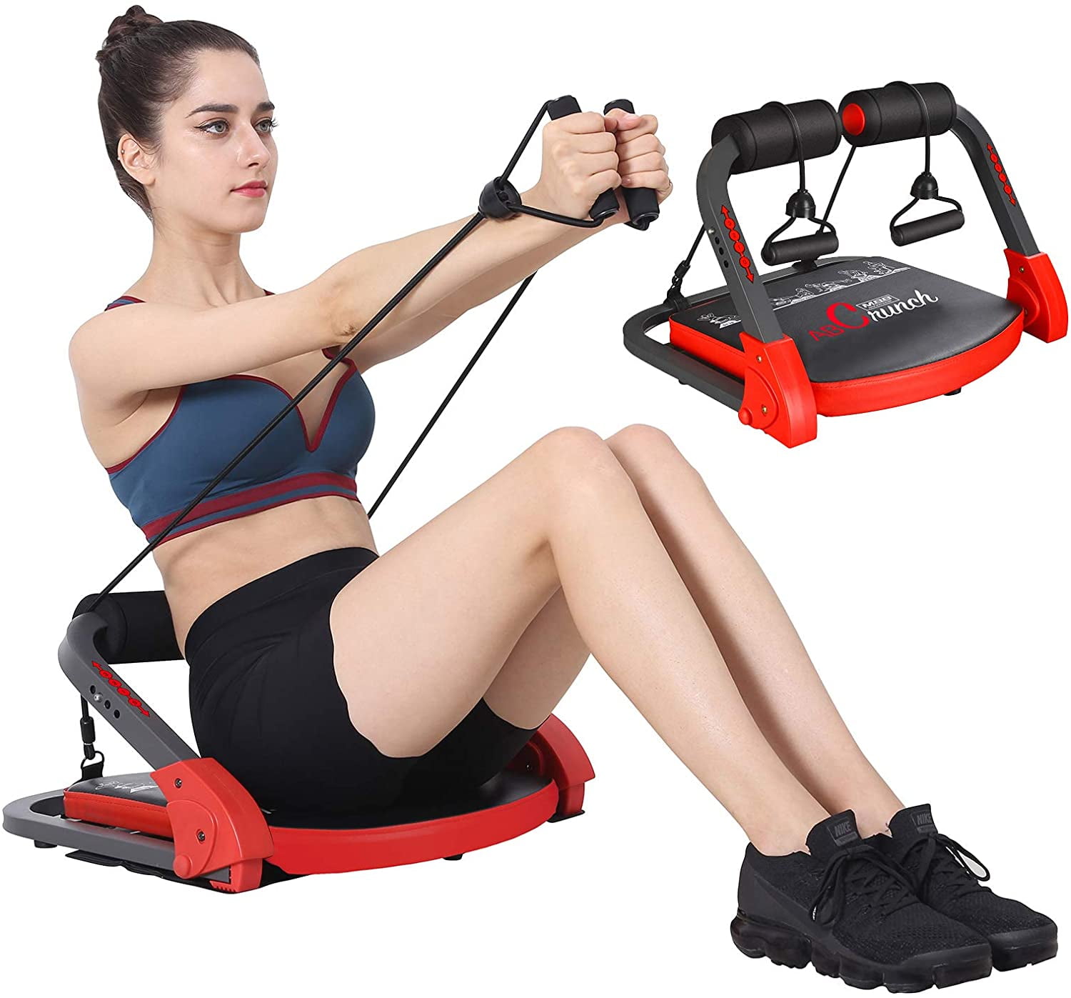 Free Shipping MBB Ab Crunch Machine Exercise Equipment for Home Gym Equipment Abs and Total Body Workout Walmart