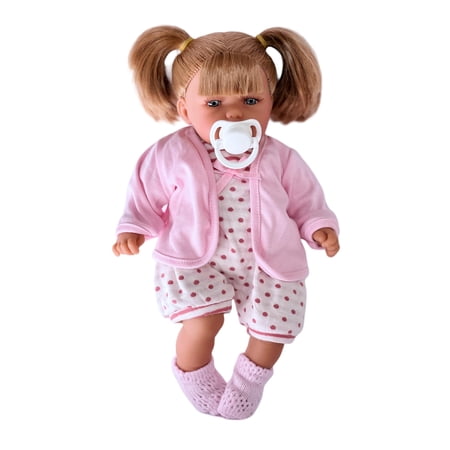 MBD 12 Inch Baby Girl Doll- Perfect for Ages 2+- Outfit Varies Pink or Blue