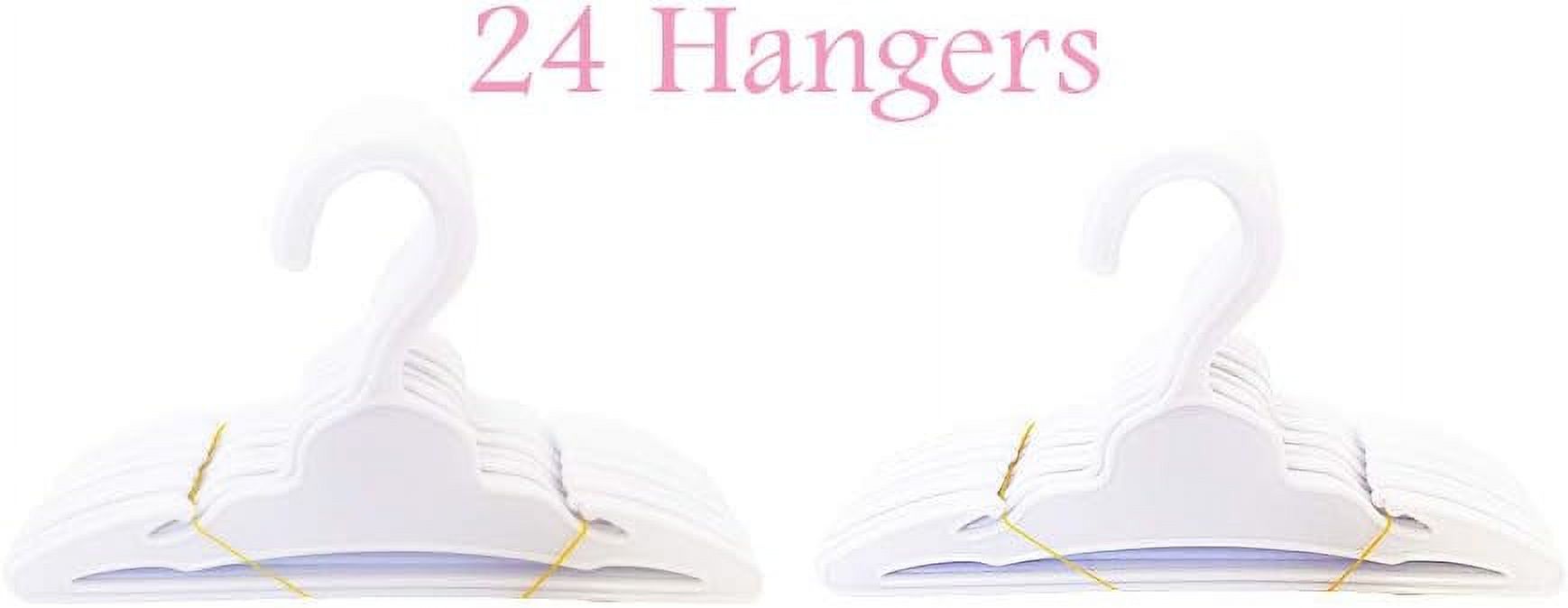 MBD 24 White Hangers Fits 18 Inch Doll Clothes Doll Clothes Hangers