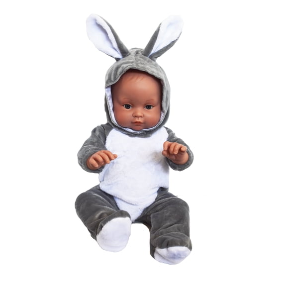 Grey Rabbit Doll MBD Grey Bunny Fits 15 Inch Dolls - Walmart.com