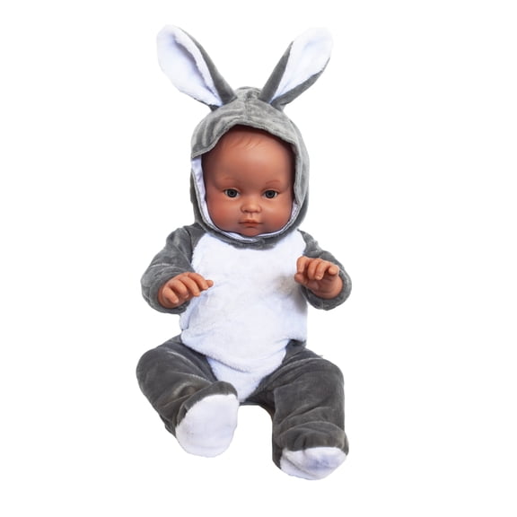 MBD Grey Bunny Fits 15 Inch Dolls