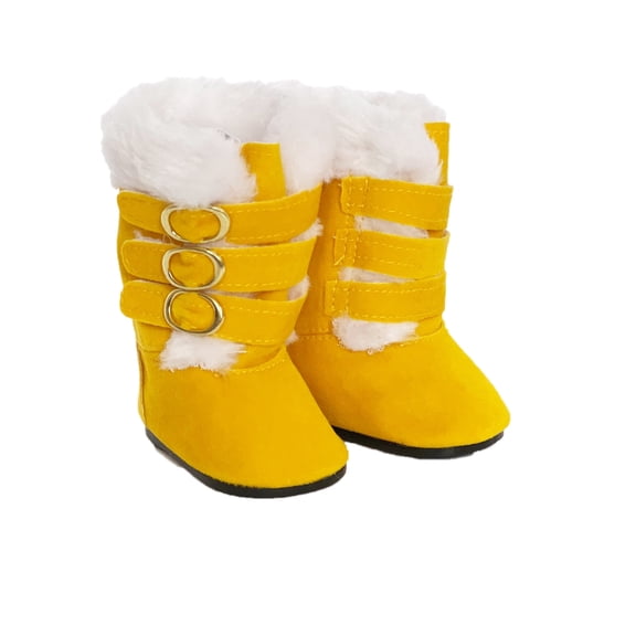 MBD Mustard Boots Fits 18 Inch Dolls/ 18 Inch Doll Clothes